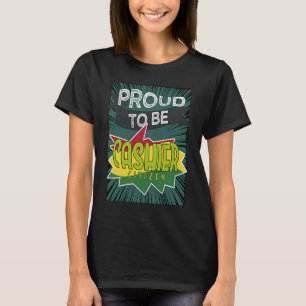 Beroepsloopbaan werknemer in loondienst t-shirt