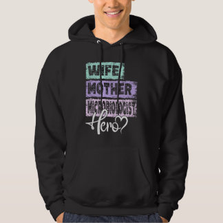 Beroepsmoeder held moeder microbioloog 1 hoodie