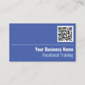 Beroepsopleiding QR-code visitekaartje (Achterkant)