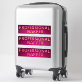 Beroepsslaper Typografie Sticker (Koffer)