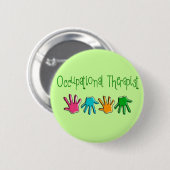 Beroepstherapeutische cadeaus ronde button 5,7 cm (Voorkant /achterkant)