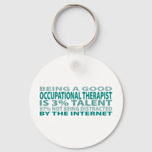 Beroepstherapie 3% Talent Sleutelhanger