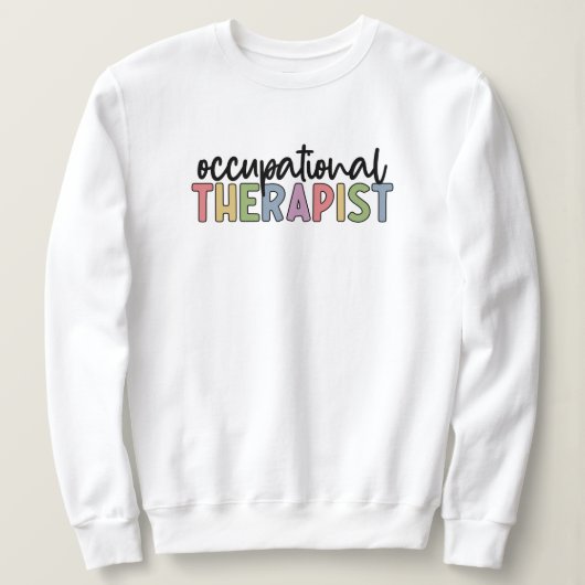 Beroepstherapie bij beroepsmatige therapie trui (Design voorkant)