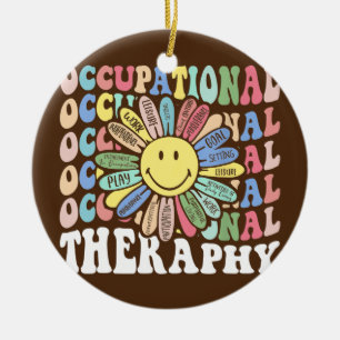 Beroepstherapie bij therapistische inspire keramisch ornament
