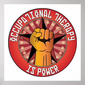 Beroepstherapie is energie poster