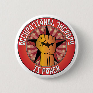 Beroepstherapie is energie ronde button 5,7 cm