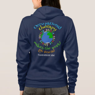 Beroepstherapie maakt de wereld draaiende hoodie