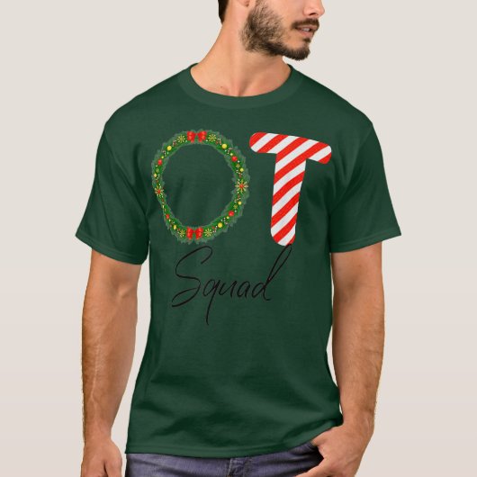 Beroepstherapie met kerstmis t-shirt (Voorkant)