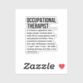 Beroepstherapie Sticker (Vel)