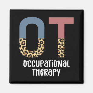 Beroepstherapie tegen Cheetah Future OT Gifts Magneet
