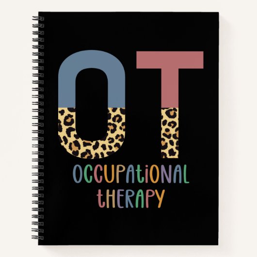 Beroepstherapie tegen Cheetah Future OT Gifts Notitieboek (Voorkant)