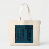 Beroepstherapie tegen maandelijks beroep grote tote bag (Voorkant)