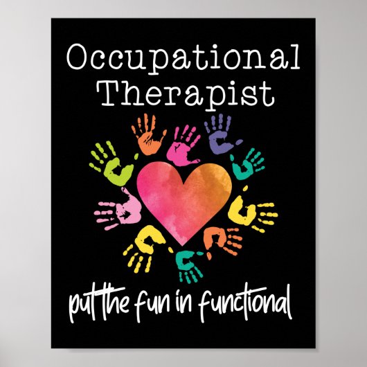 Beroepstherapie-therapeut Poster (Voorkant)