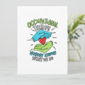 Beroepstherapie Therapieconcentratie Zenuwstelsela Feestdagenkaart (Staand voorkant)