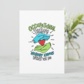 Beroepstherapie Therapieconcentratie Zenuwstelsela Feestdagenkaart (Staand voorkant)