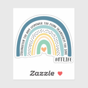 Beroepstherapie Versterking van de lichaamslijn Sticker