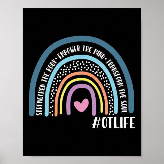 Beroepstherapie Versterking van het lichaamsvermog Poster (Voorkant)