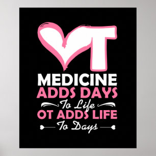 Beroepstherapie voegt leven toe aan dagen poster