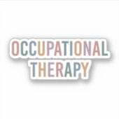 Beroepstherapie voor de toekomst sticker (Voorkant)