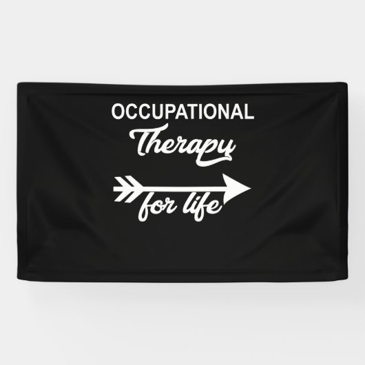 Beroepstherapie voor het leven spandoek (Horizontaal)
