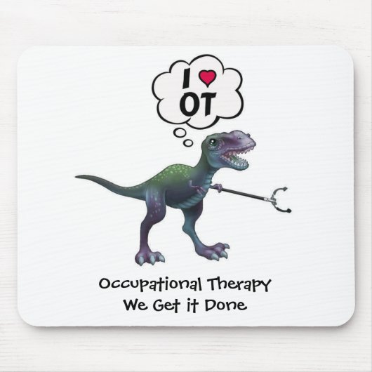 Beroepstherapie: We krijgen het klaar!  Muismat (Voorkant)