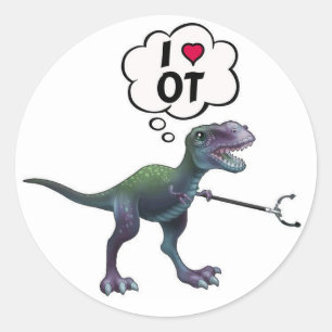 Beroepstherapie: we krijgen het voor elkaar! Stick Ronde Sticker