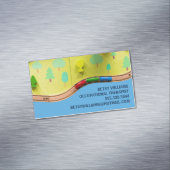 Beroepstherapist speelgoedspeelgoed magnetisch visitekaartje (Voorbeeld)