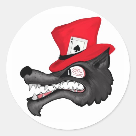 Beroerte van Luck Lone Wolf Stickers (Voorkant)