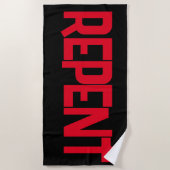 BEROUW strandlaken (Voorkant)