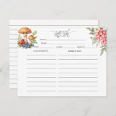 Berries botaniques | Cartes recettes (Devant / Derrière)