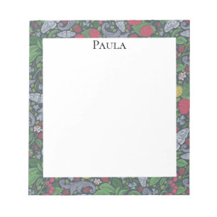  Berries Butterflies Marigold Carnjers Notitieblok