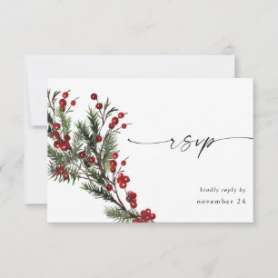 Berries de Noël & Pine w Repas RSVP