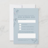 Berries d'herbes automnales bleu rouge réponse du  (Dos)