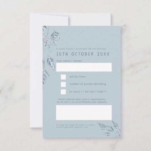 Berries d'herbes automnales bleu rouge réponse du  (Dos)