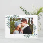 Berries d'hiver Carte photo pour Noël & Vacances (Debout devant)