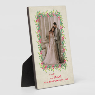 Berries en Greenery Foto met Easel Fotoplaat