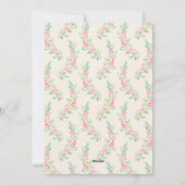 Berries en Greenery kerstfoto Feestdagenkaart (Achterkant)