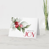 Berries et carte de Noël verte (Devant)