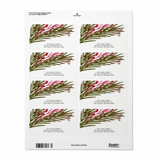 Berries et étiquette Feuille (Feuille entière)