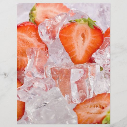 Berries in ijs flyer (Voorkant)
