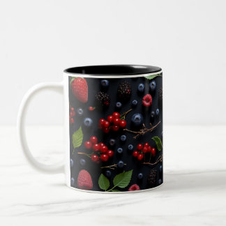 Berries Knolling Tweekleurige Koffiemok