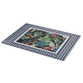 Berries Medley over Country Gingham Snijplank (Hoek)