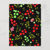 Berries Pattern Briefkaart (Voorkant)