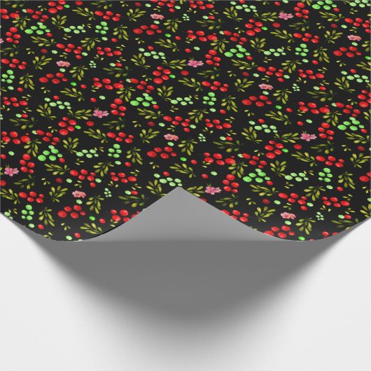 Berries Pattern Cadeaupapier (Hoek)