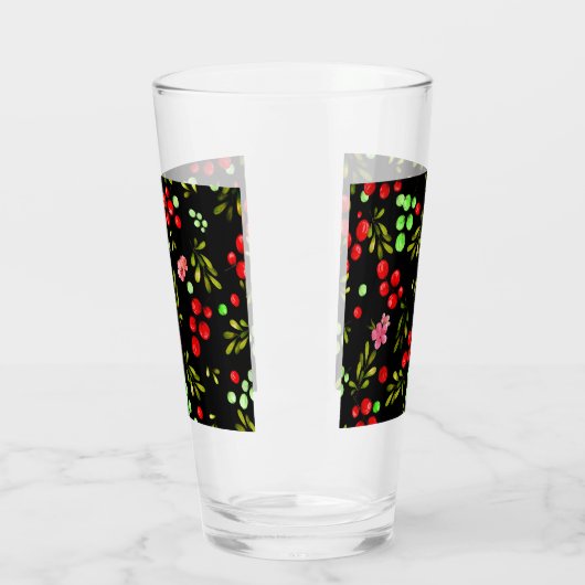 Berries Pattern Glas (Links)