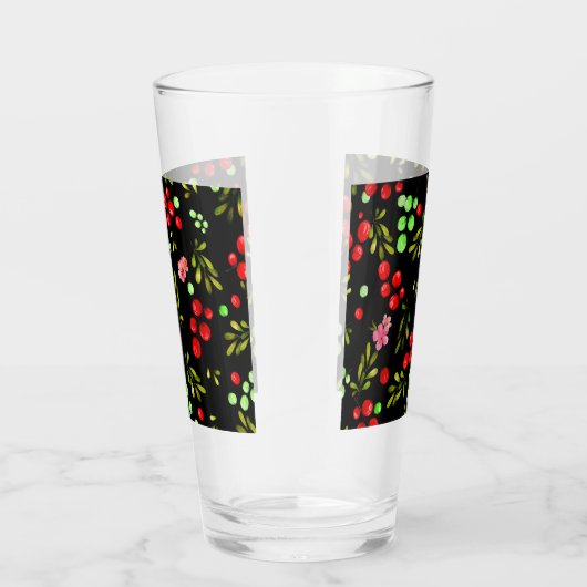 Berries Pattern Glas (Rechts)