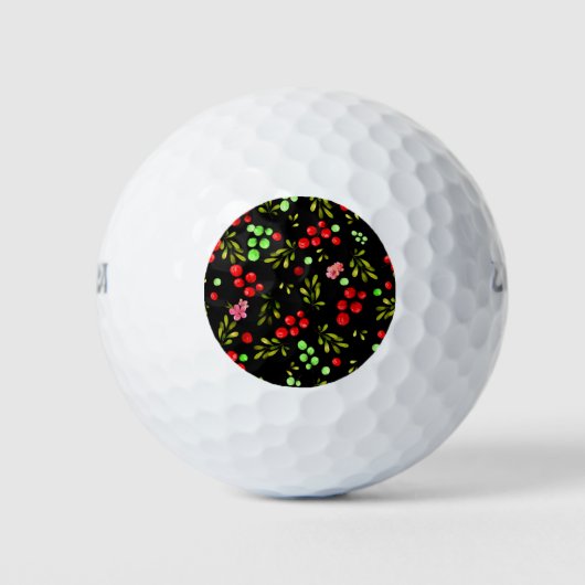 Berries Pattern Golfballen (Voorkant)