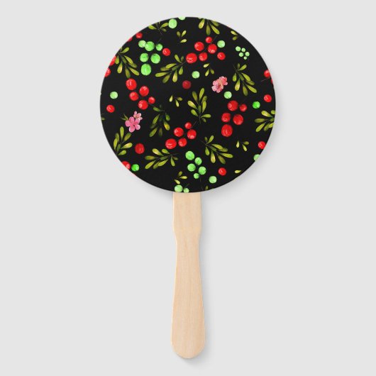 Berries Pattern Handwaaier (Achterkant)