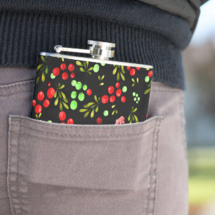 Berries Pattern Heupfles