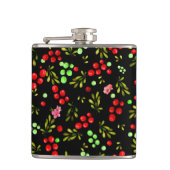 Berries Pattern Heupfles (Voorkant)